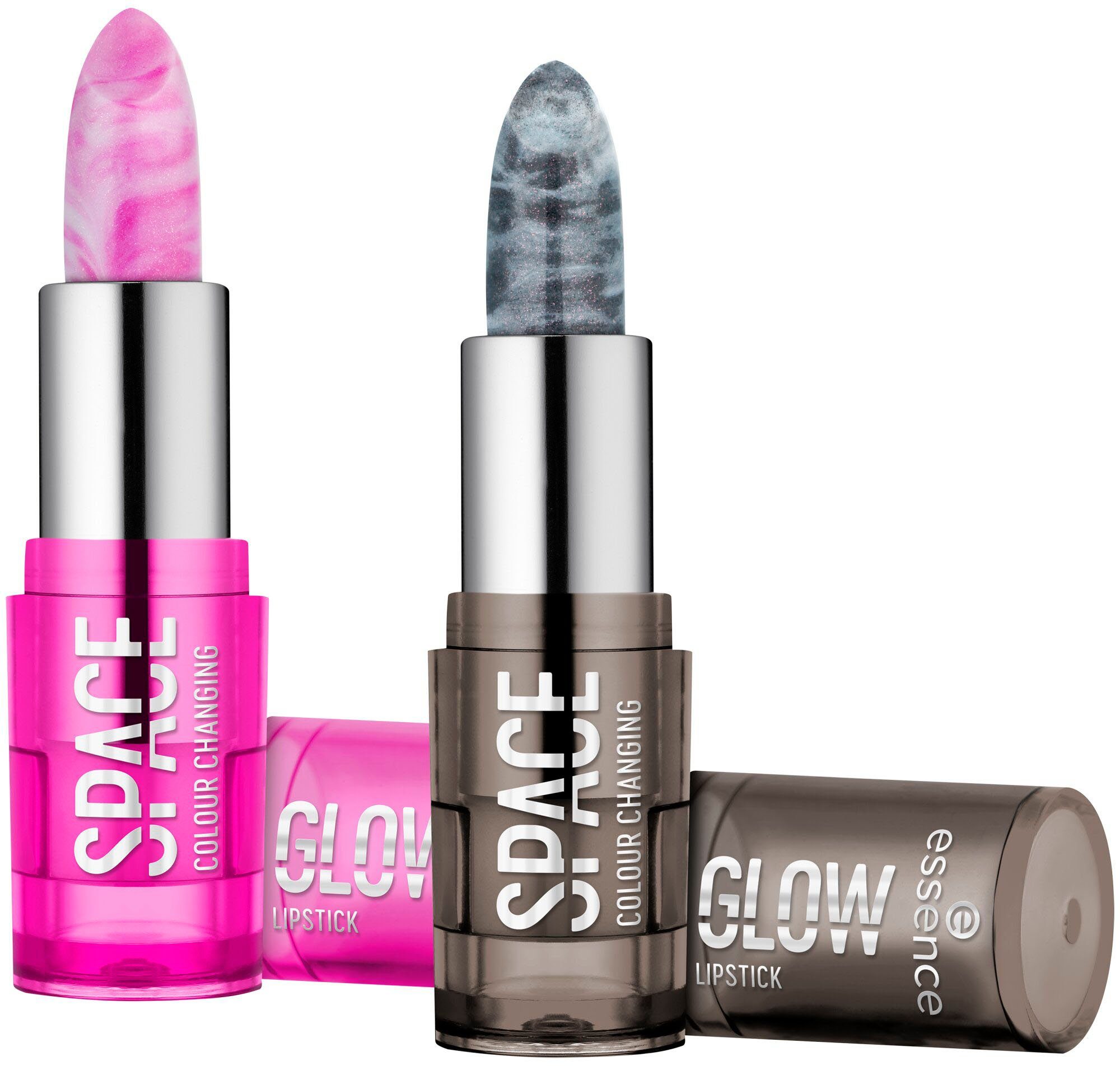 Essence Lippenstift-Set SPACE GLOW COLOUR CHANGING LIPSTICK SET, 2-tlg.