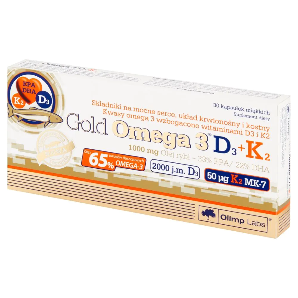 Olimp Gold Omega 3 D3+K2, Κάψουλες