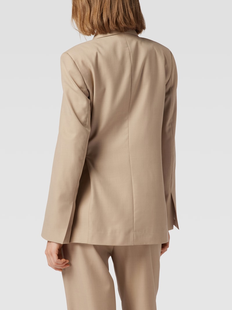 Blazer mit Pattentaschen in beige