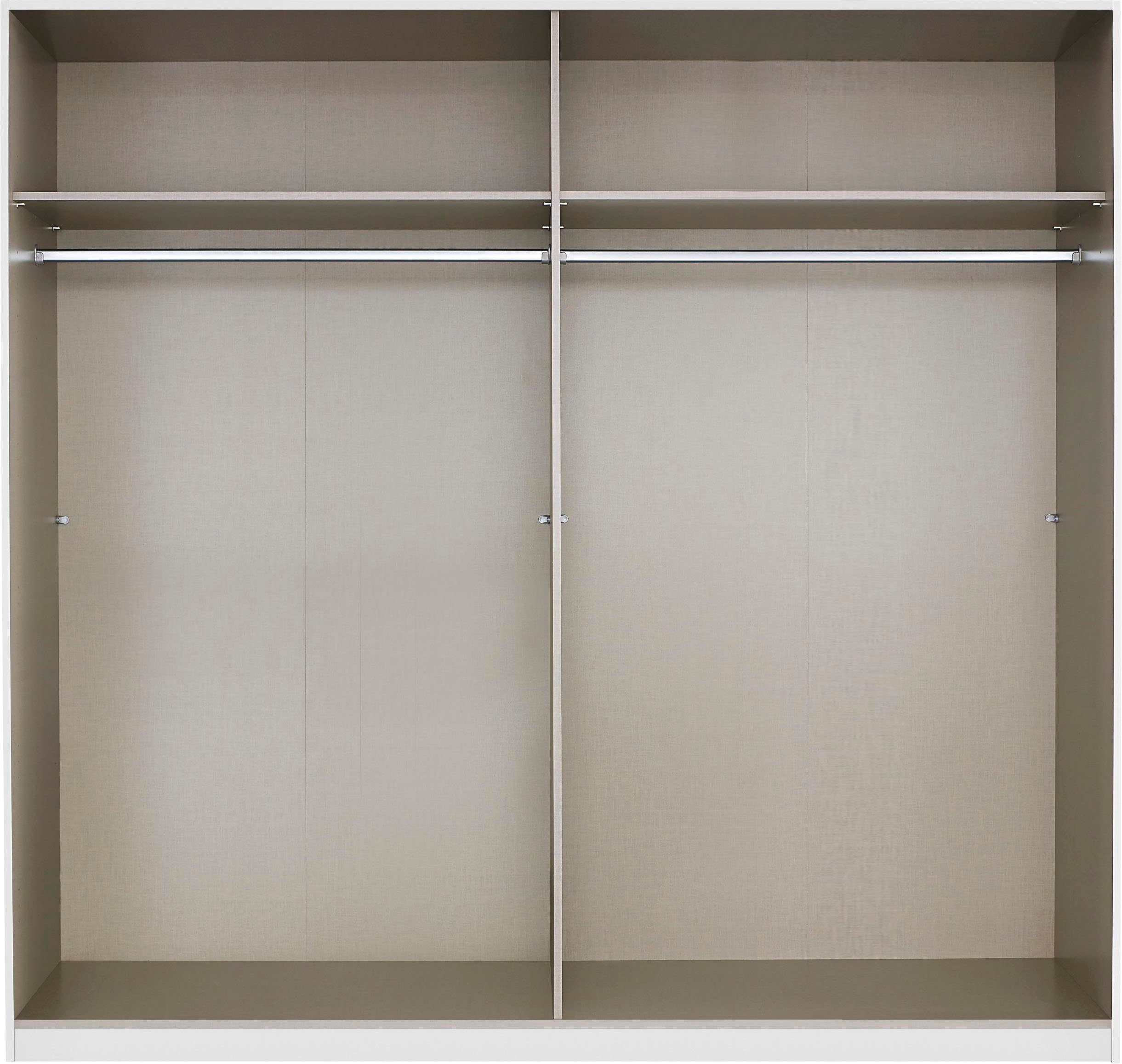 rauch Schlafzimmer-Set Rubi, (Set, 4-St), mit Schrank, Bett 180x200 cm und 2 Nachttischen