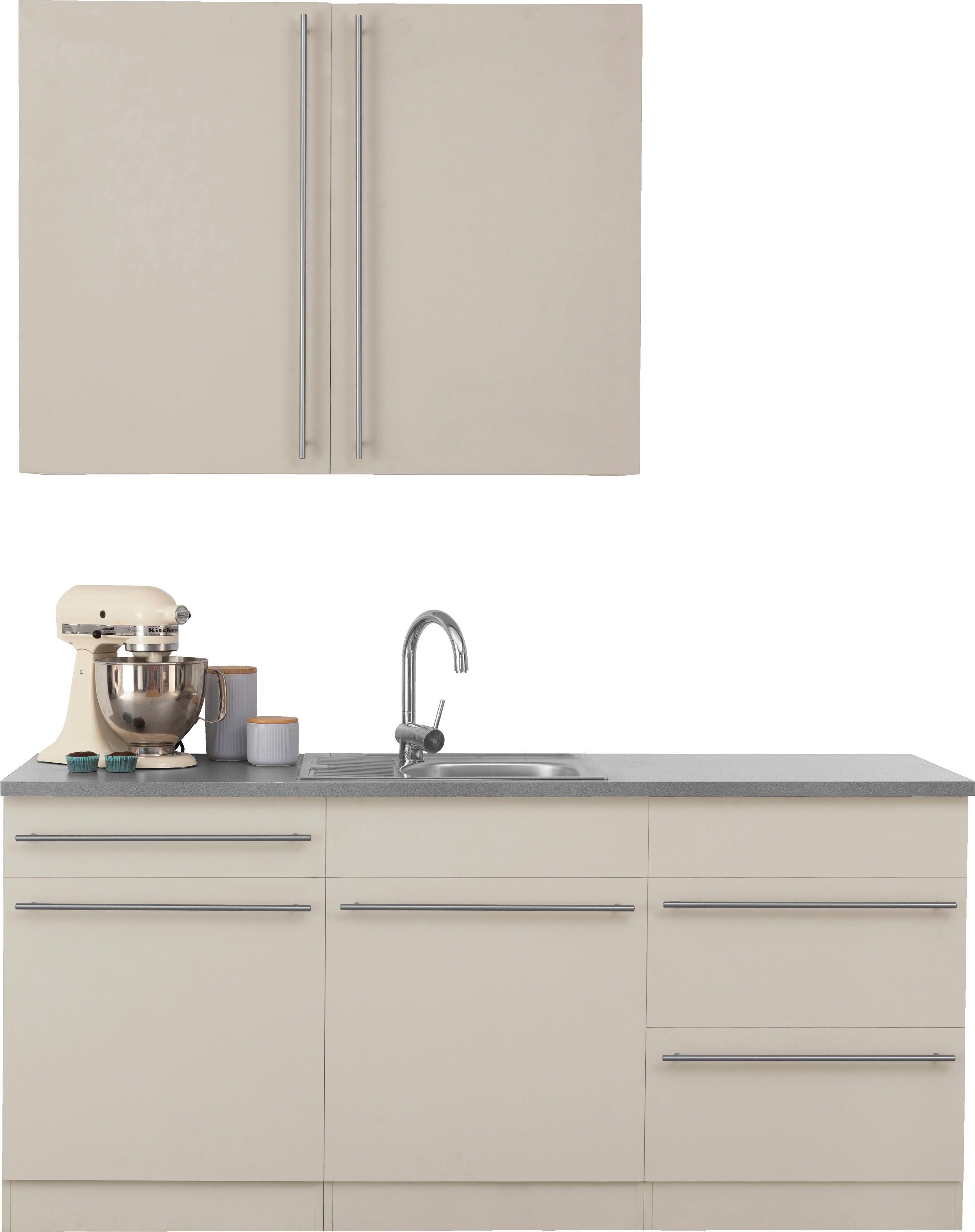 wiho Küchen Küche Chicago, wahlweise mit E-Geräten, Breite 180 cm