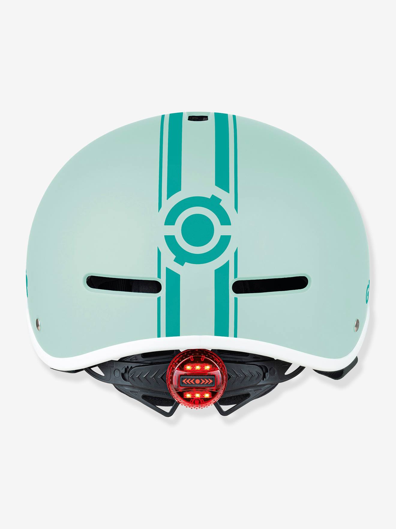 Globber Kinder Helm Urban GLOBBER mit LED-Rücklicht, 47-51 cm - mintgrün