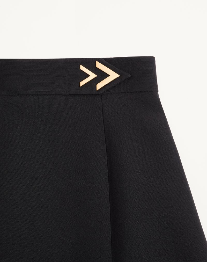 Crêpe Couture midi-rok