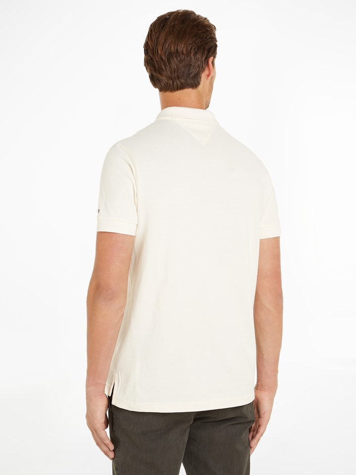 Tommy Hilfiger Poloshirt in Creme günstig kaufen