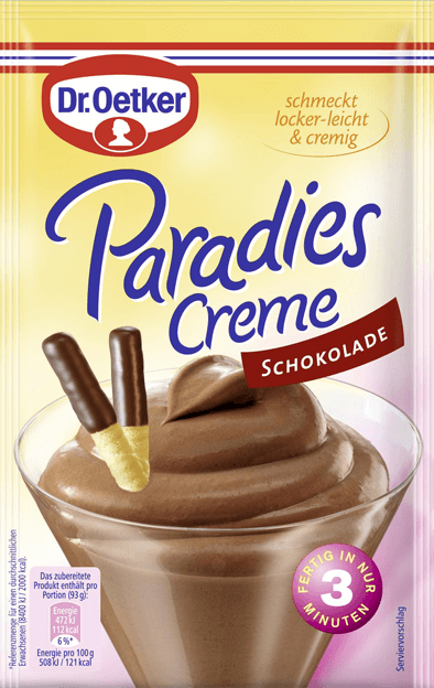 Dr. Oetker Paradies Creme Schokolade