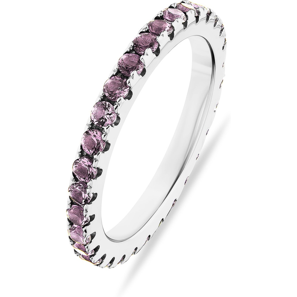 FAVS Bague pour femme 925 Argent rose Bague