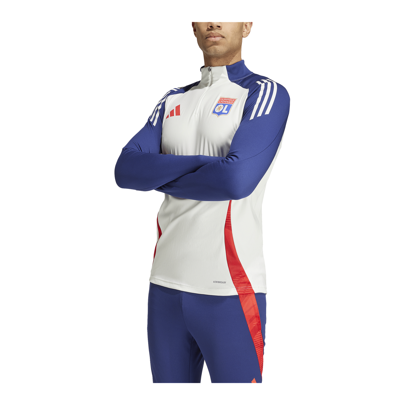 adidas Olympique Lyon Sweatshirt Weiss