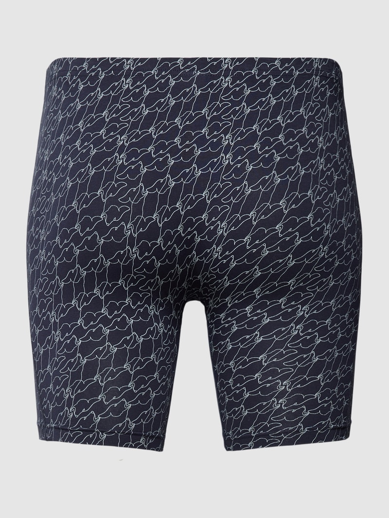 PLUS SIZE Trunks mit Label-Detail Modell 'Cyclist' im 2er-Pack in dunkelblau