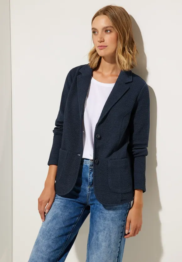 Street One Struktur Blazer mit Taschen