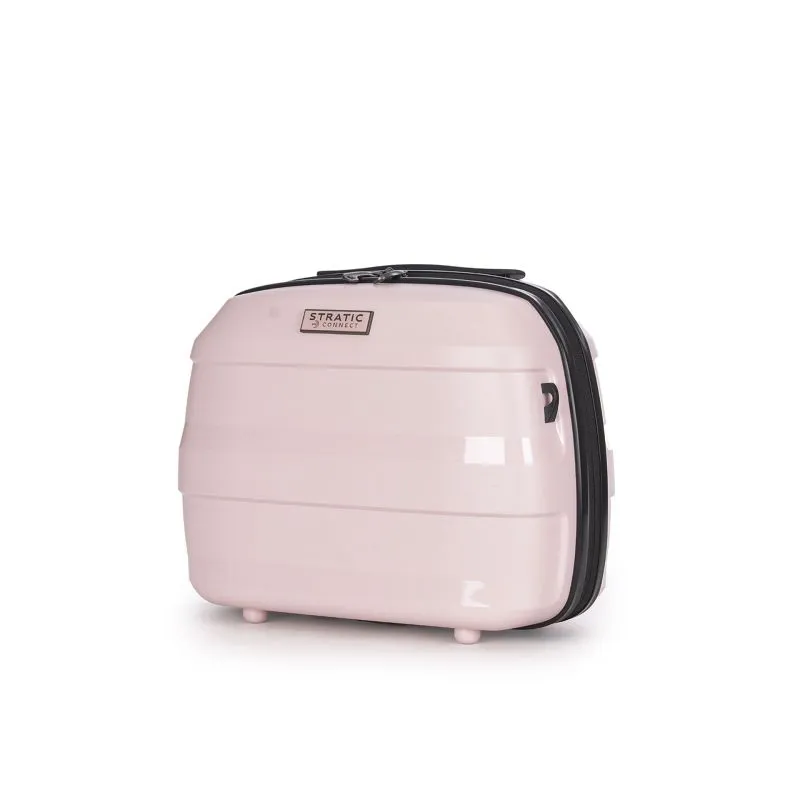 Stratic Straw + Beauty Case - rose