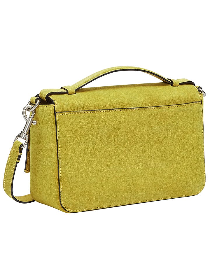 LIEBESKIND BERLIN Leder-Umhängetasche in Gelb - (B)22 x (H)14 x (T)7,5 cm günstig kaufen onesize