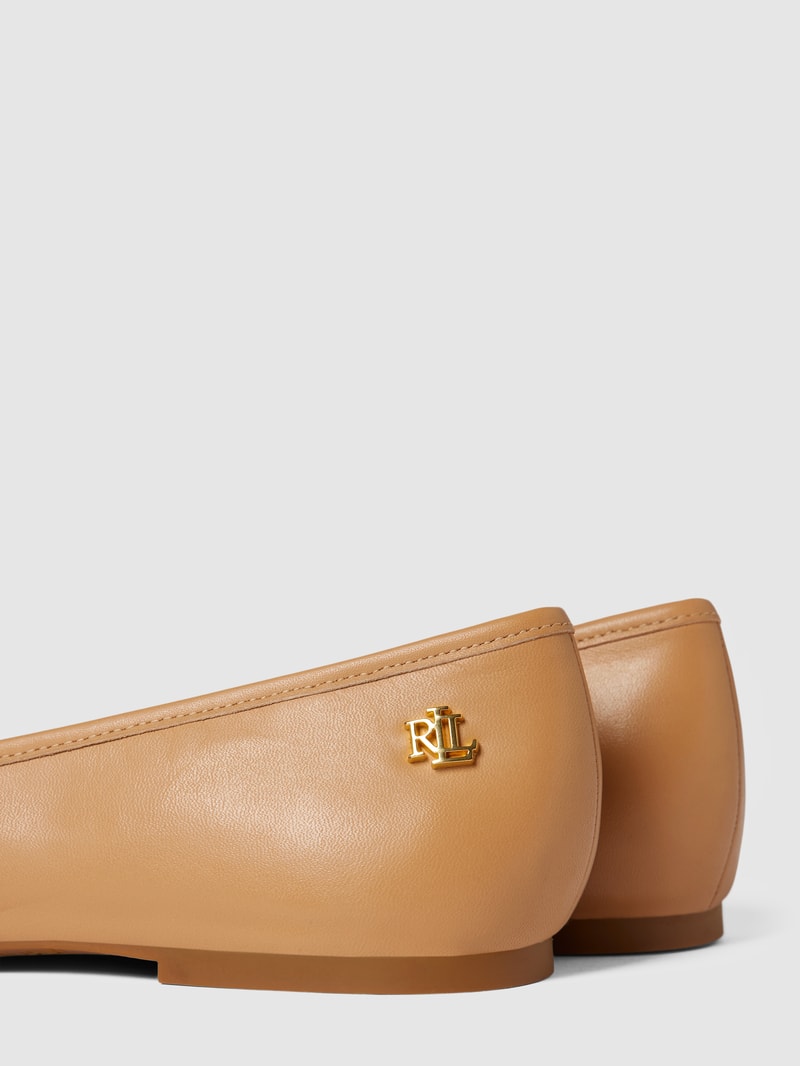 Ballerinas aus Leder Modell 'JAYNA' in camel