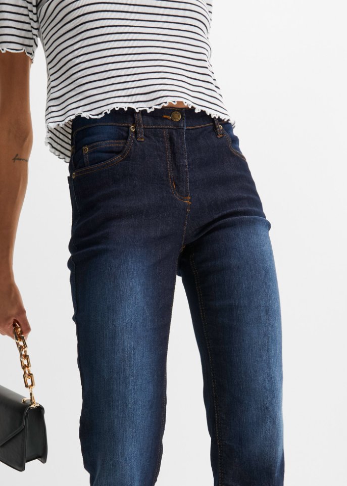 Komfort-Stretch-Jeans, Straight