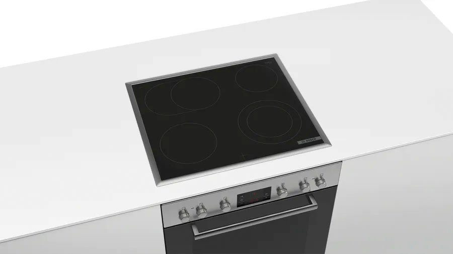 BOSCH Elektro-Herd-Set HND671OS61, mit 1-fach-Teleskopauszug, Hydrolyse