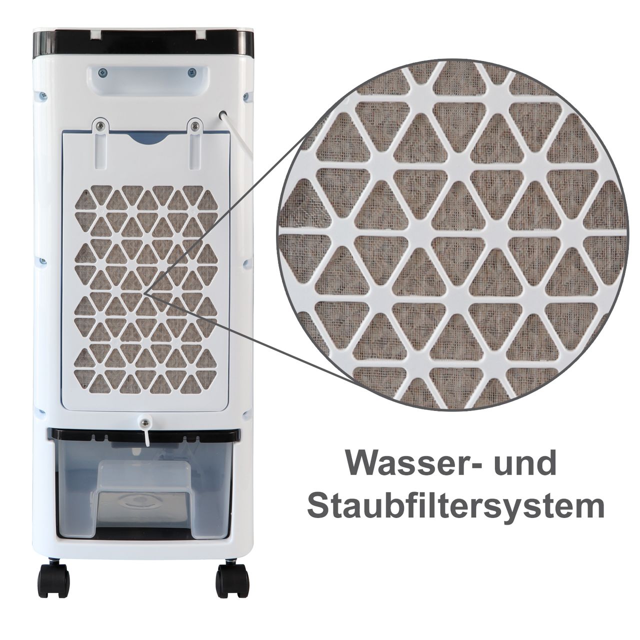 TroniTechnik Luftkühler LK04 Ventilator, inkl. Fernbedienung und Luftfilter