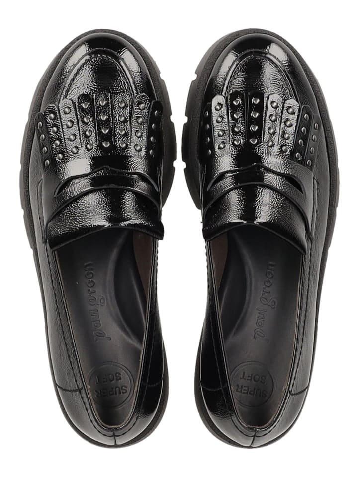Paul Green Slipper in Schwarz Lack günstig kaufen
