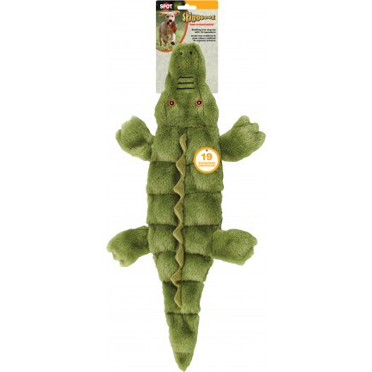 Skinneeez Tons-O-Squeakers Alligator Quietschie bei ZooRoyal