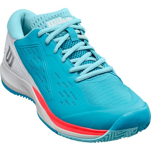 DAMEN TENNISOUTDOORSCHUHE RUSH PRO ACE CLAY W SCUBA BLUE/WH/FIERY