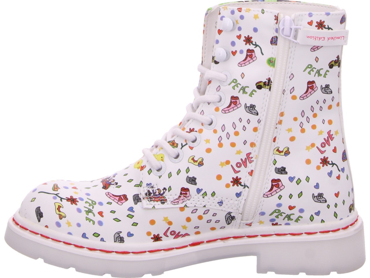 DOCKERS Stiefeletten weiss