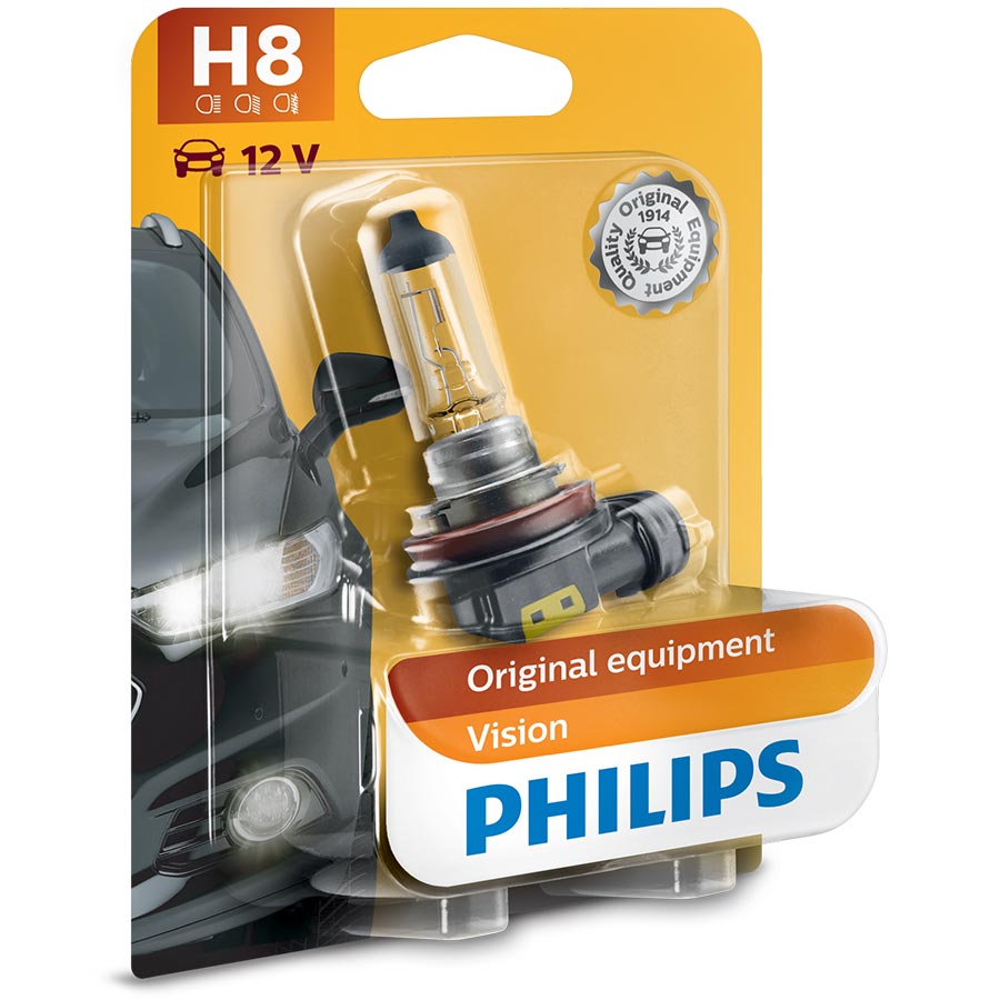 Philips High Performance Halogen H8 Glühlampe, 1 Stück  - ATU
