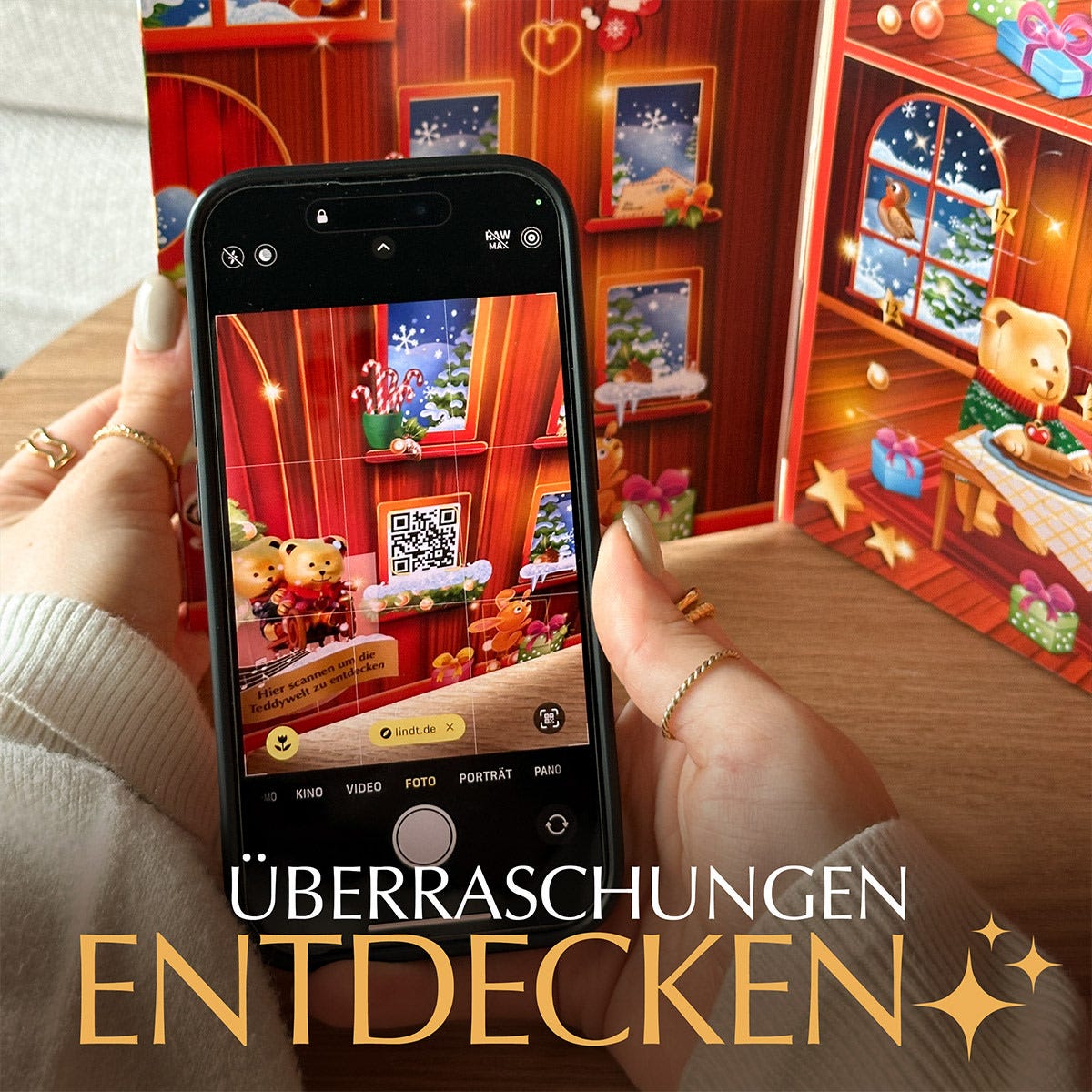 Kleiner TEDDY Adventskalender, 128g