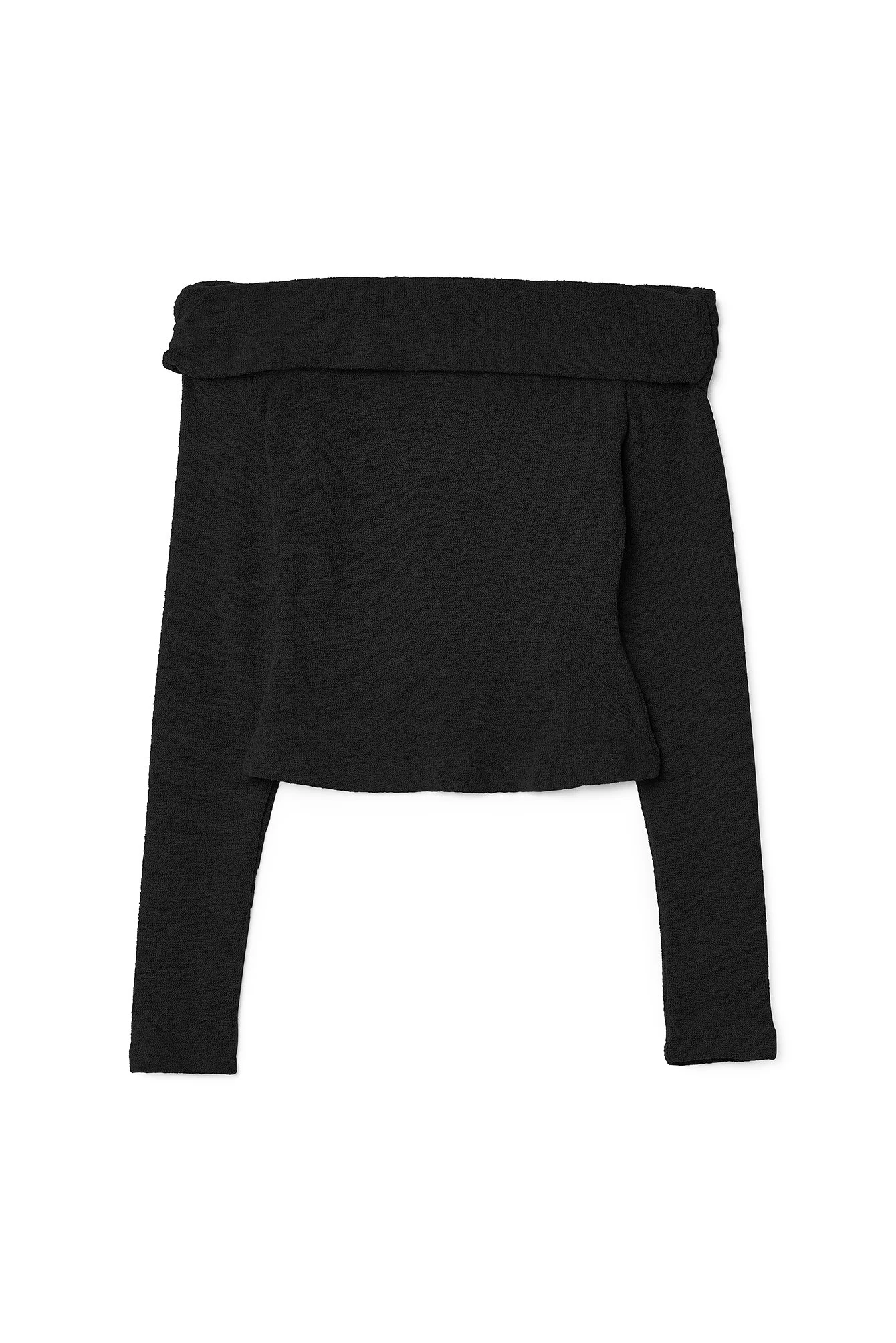 Schulterfreies Jersey-Top