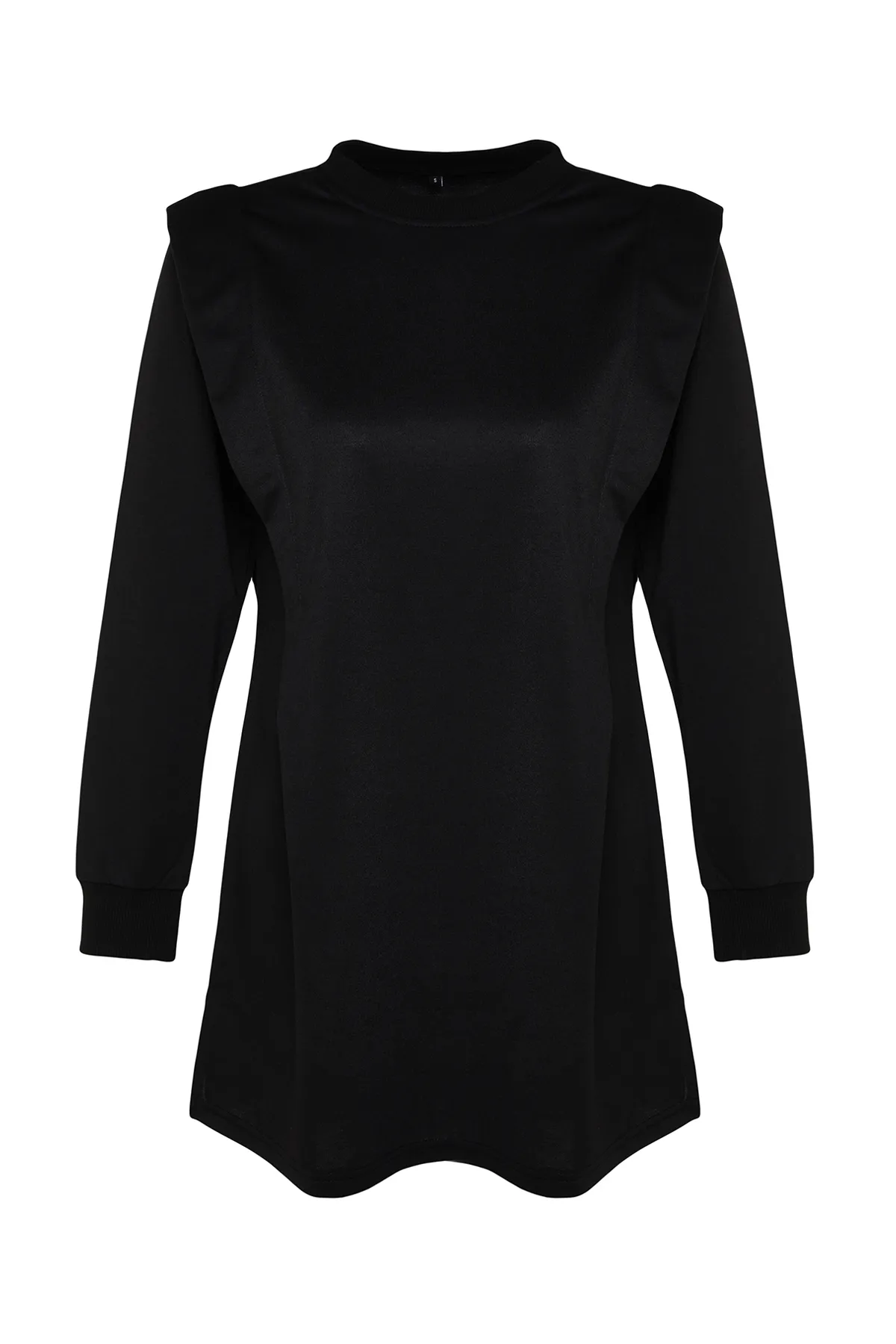 Trendyol Modest  Schwarzes, wattiertes Strick-Sweatshirt TCTAW23TW00250