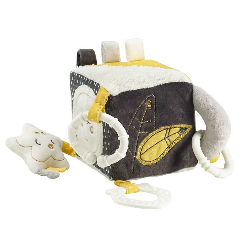 Cube d'activités Bébé et Babyfan de taille 9x9cm