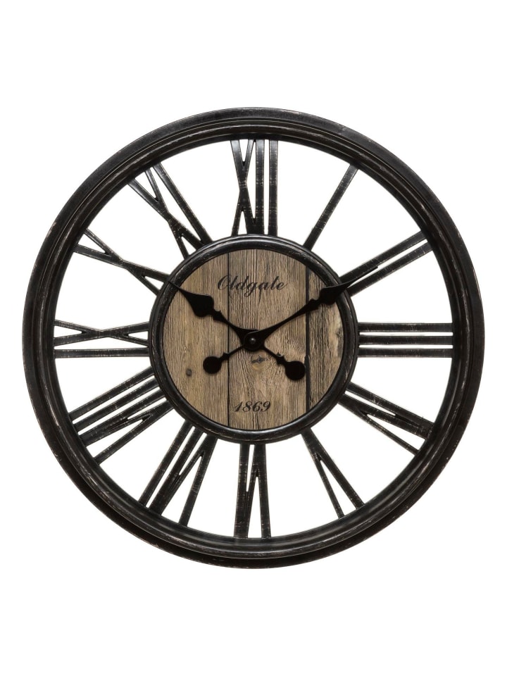 Atmosphera Créateur d'intérieur Wanduhr in schwarz günstig kaufen onesize