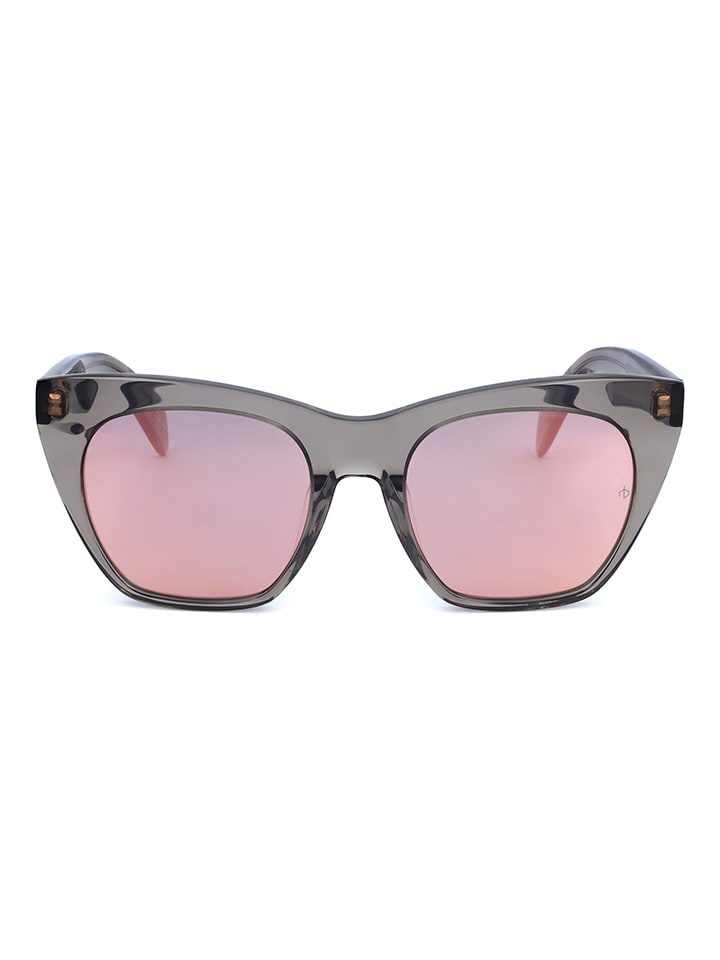RAG & BONE Damen-Sonnenbrille in Grau/ Rosa günstig kaufen 52
