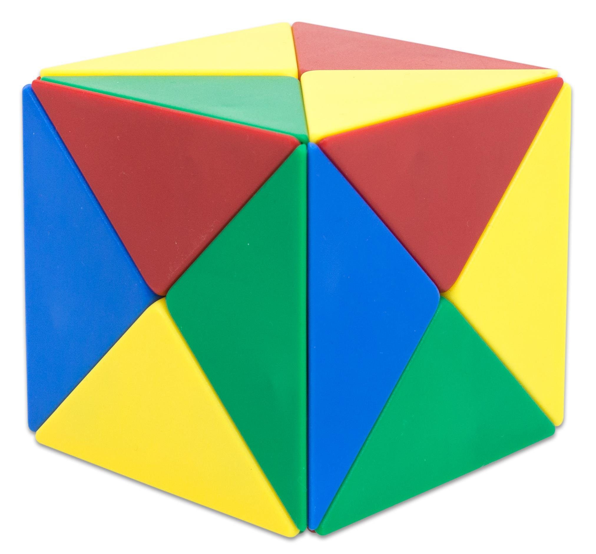 Betzold Lernspielzeug - Magnetwürfel aus 24 farbigen Tetraedern - Geometrie-Bausatz (1-St)