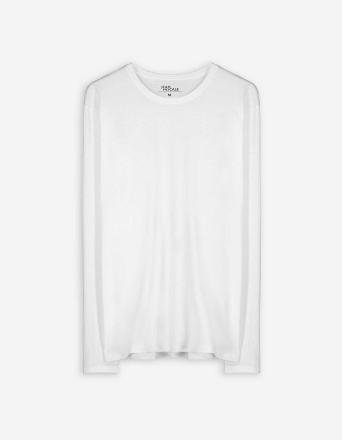 Langarmshirt - Rundhals-Ausschnitt