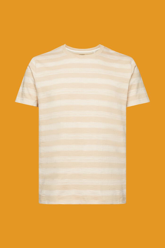 Gestreiftes T-Shirt, 100 % Baumwolle