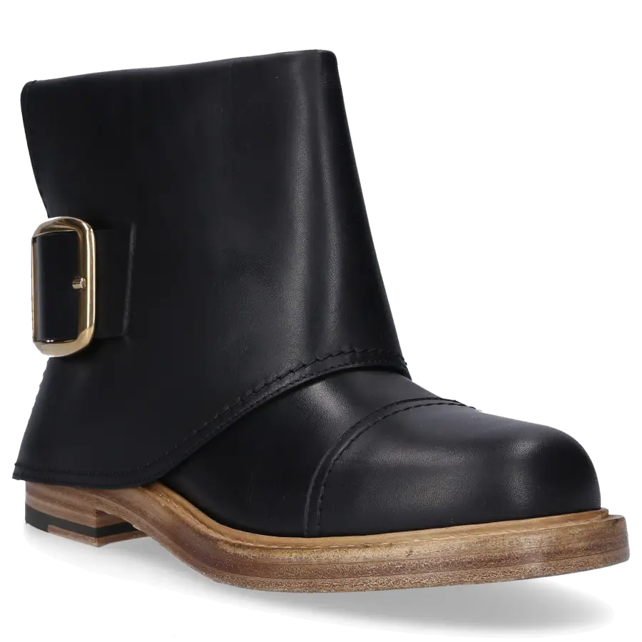 Alexander McQueen - Stiefeletten WHXZ9 Kalbsleder - schwarz