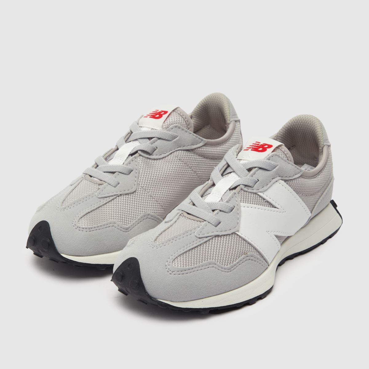 New Balance ljusgrå 327 Junior träningsskor