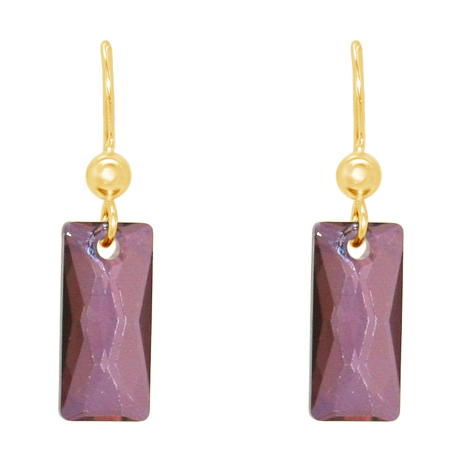 Ohrringe 'Amethyst Stab'