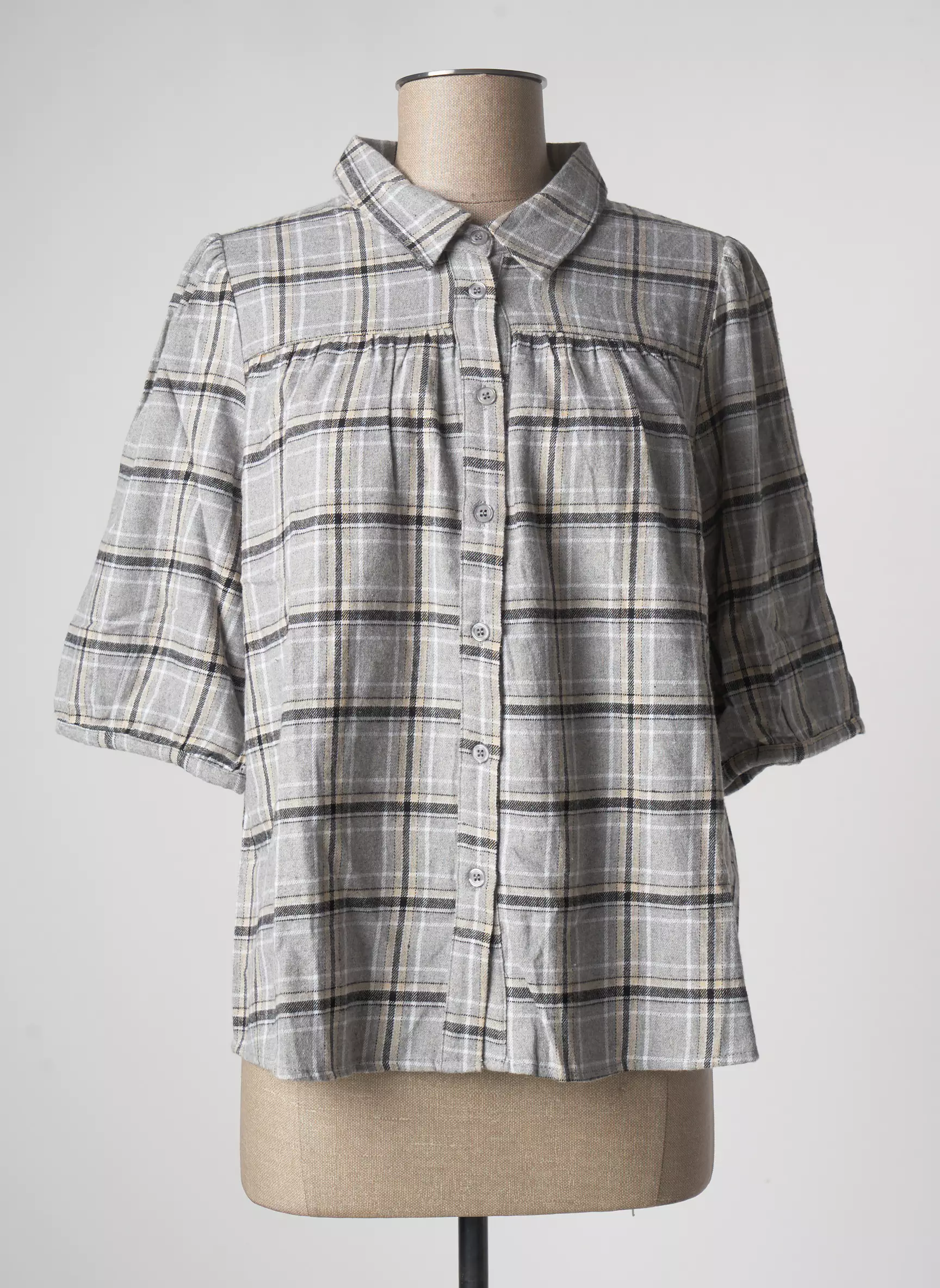 My Essential Wardrobe Chemisiers Femme couleur gris