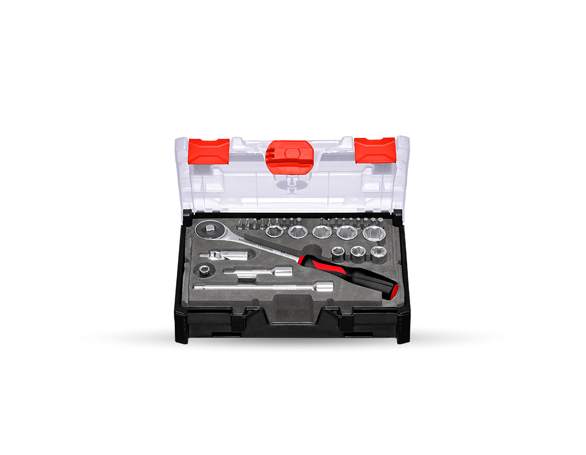 Steckschlüssel-Satz lockfix 3/8 in STRAUSSbox mini
