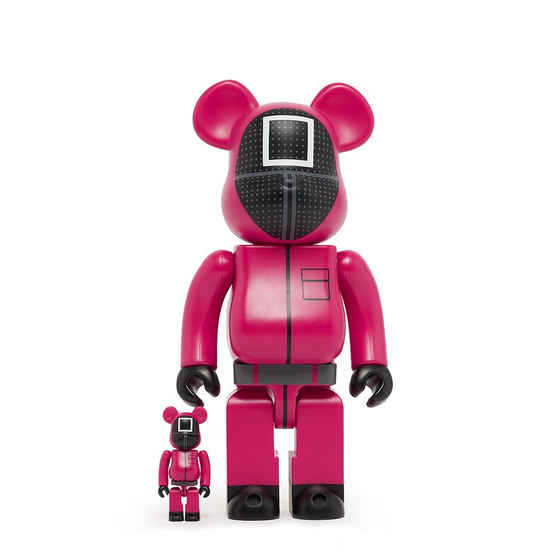 Medicom Bearbrick Squid Game Guard □ 100% & 400% multicolor