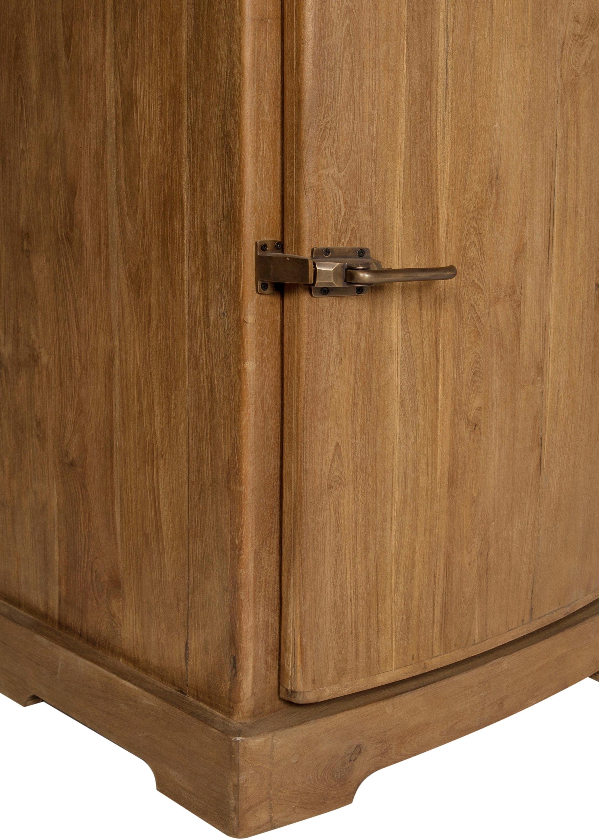 SIT Barschrank Seadrift recyceltes Teak-Altholz in Kühlschrankoptik, Breite 154 cm, Vintage