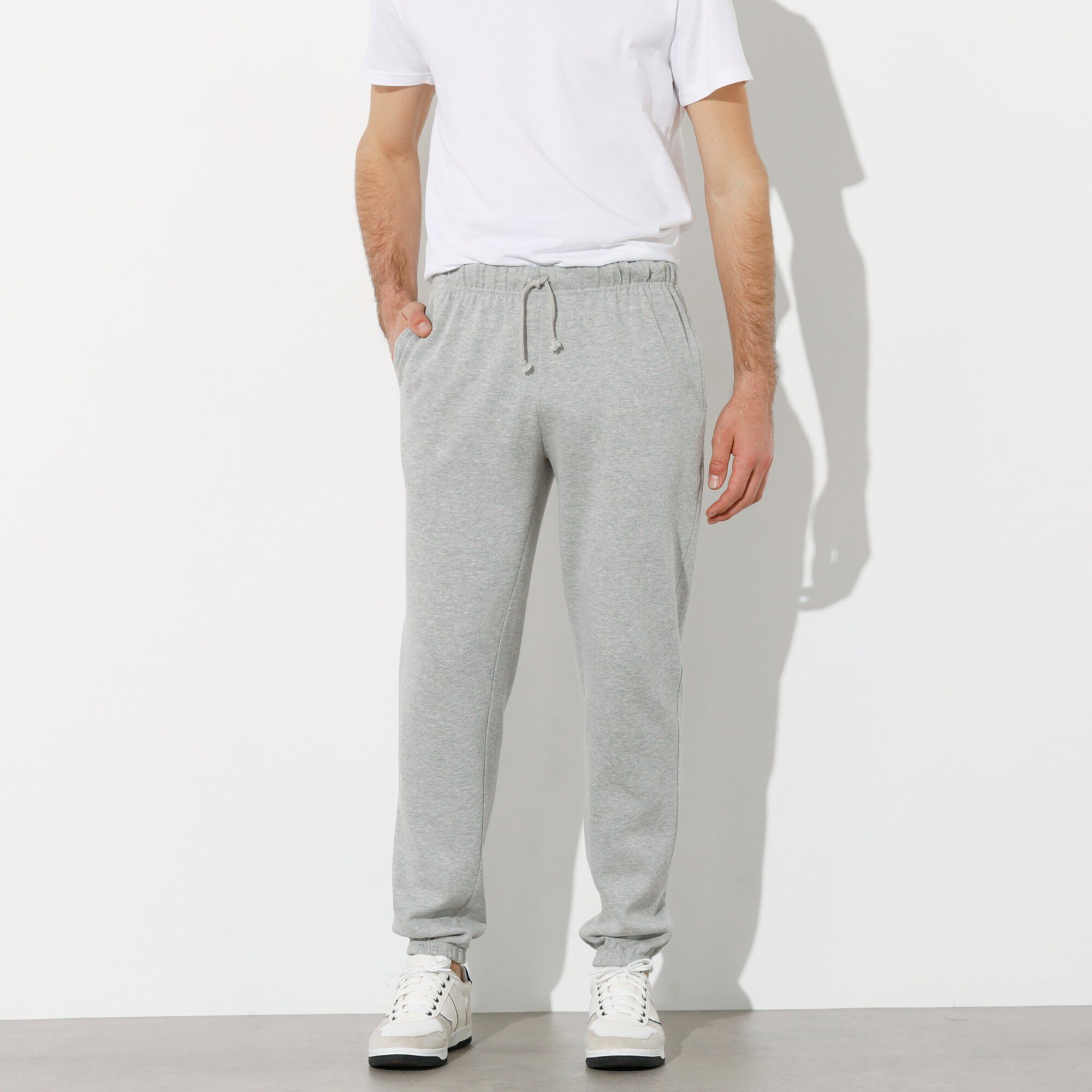 Pantalon jogging molleton bas élastiqué