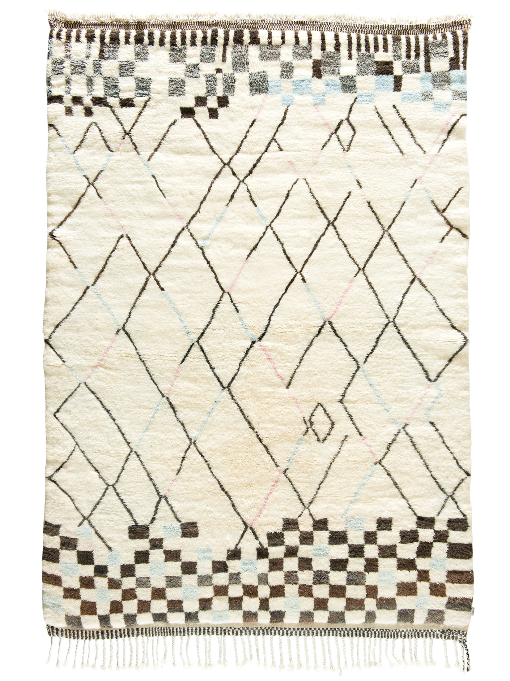 Beni Ourain ca. 207 x 300 cm, Unikat / Einzelstück
