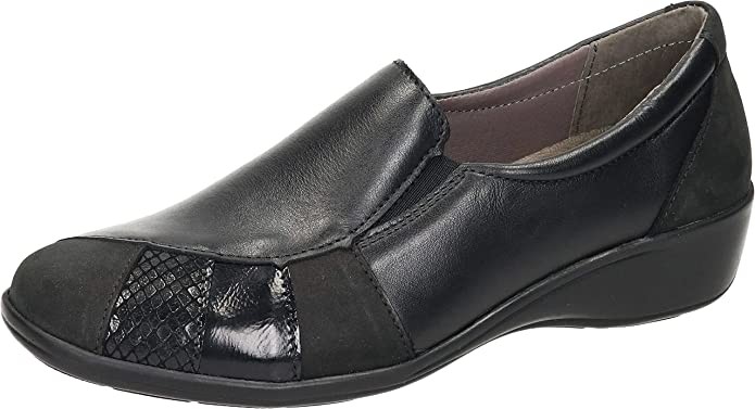 COMFORTABEL Komfort Slipper schwarz
