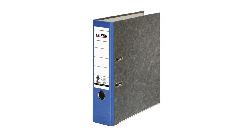 Ordner Pappe A4 8cm blau
