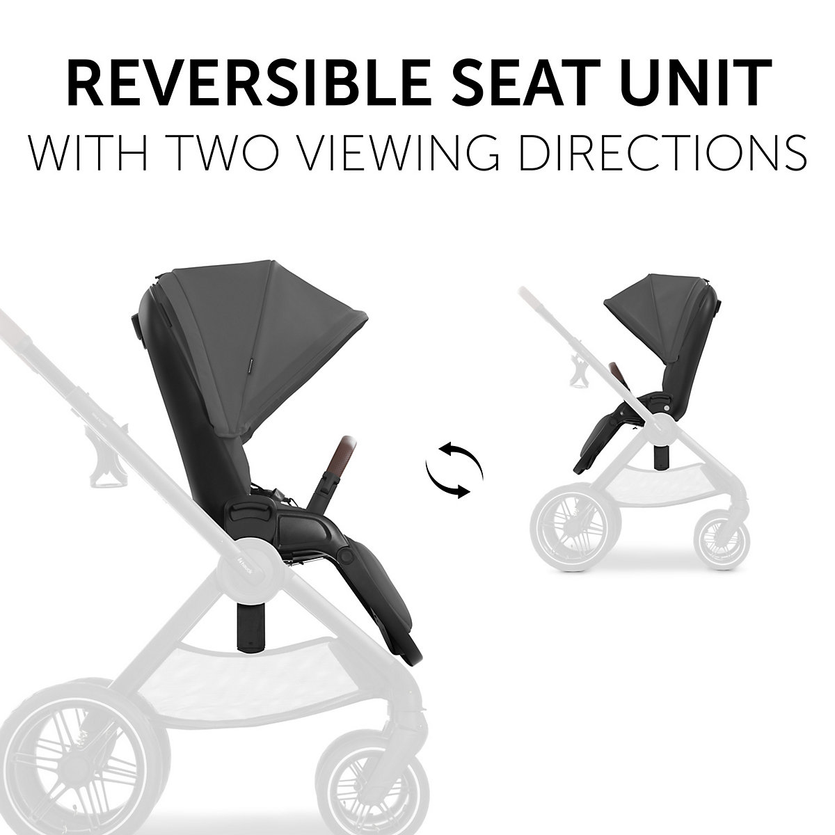 Kombikinderwagen Walk N Care Air Set, dark grey