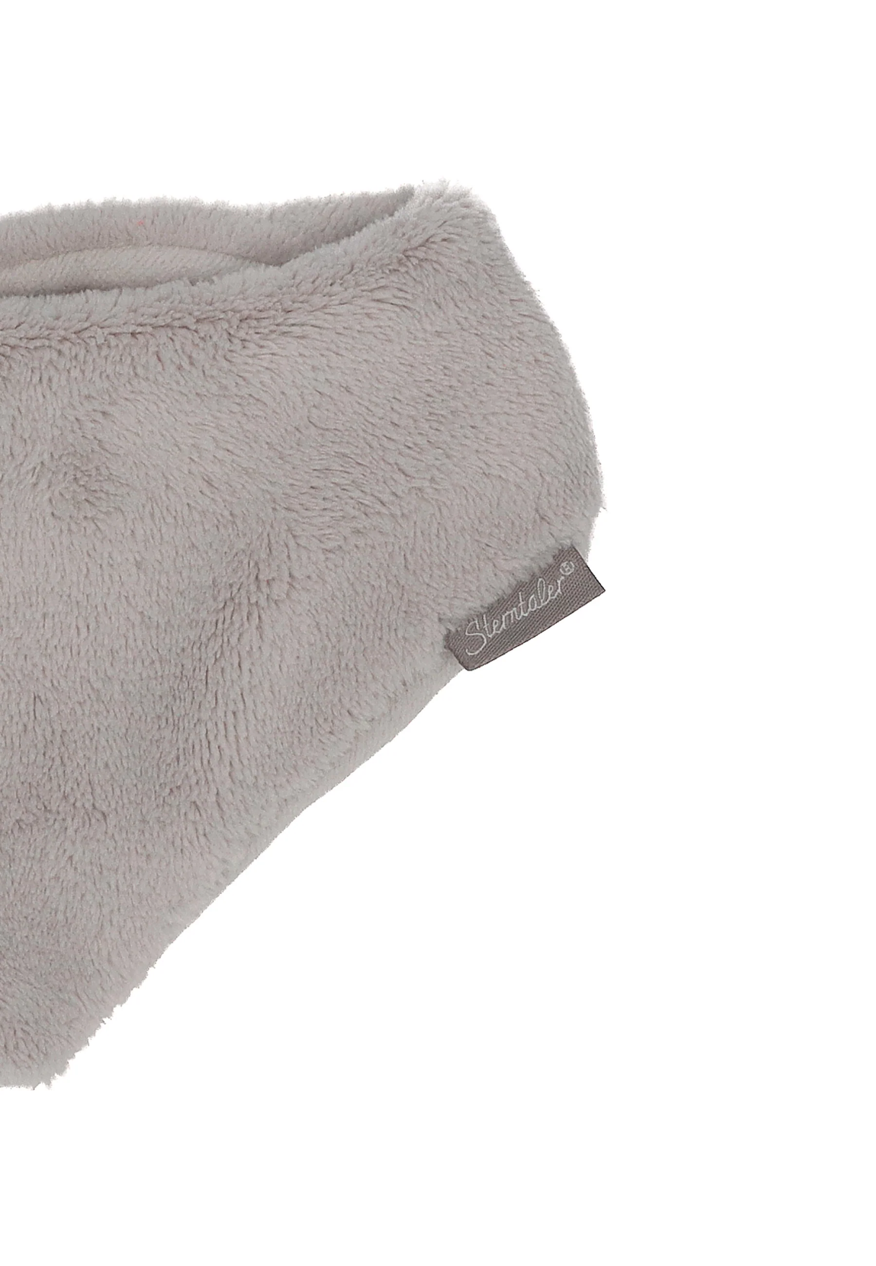Dreieckstuch aus Teddyflausch mit Klettverschluss