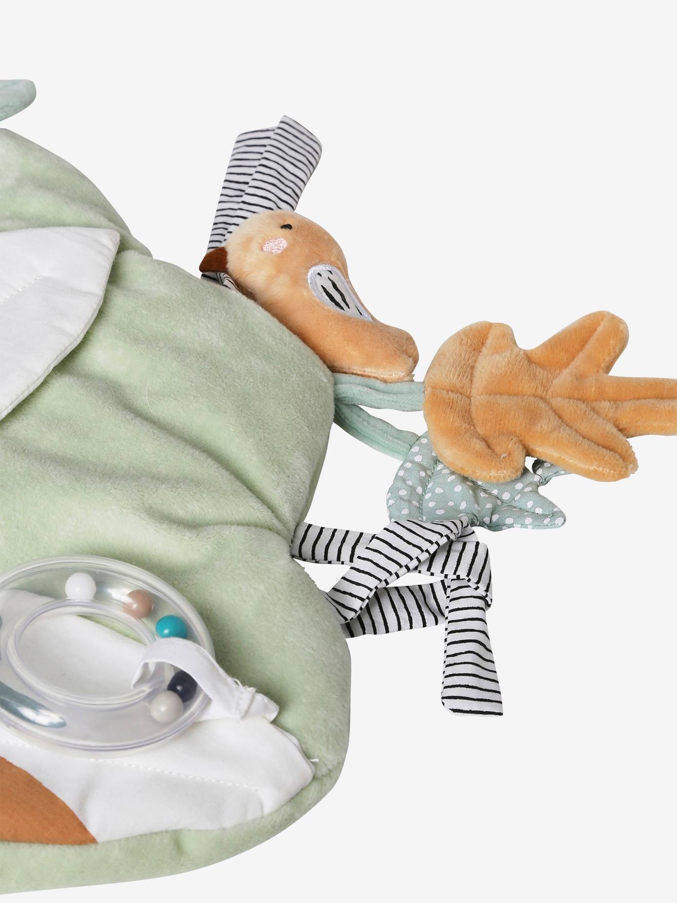 Vertbaudet Baby Greifspielzeug TANSANIA - weiß