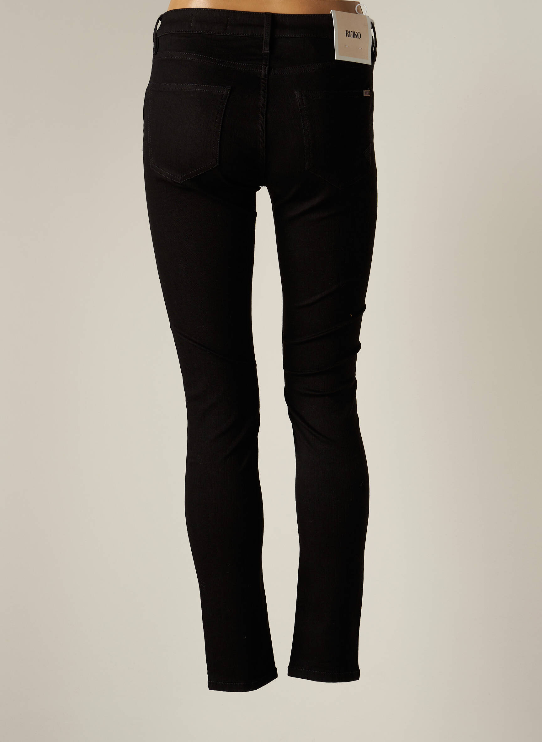 Reiko Jeans Skinny Femme couleur noir
