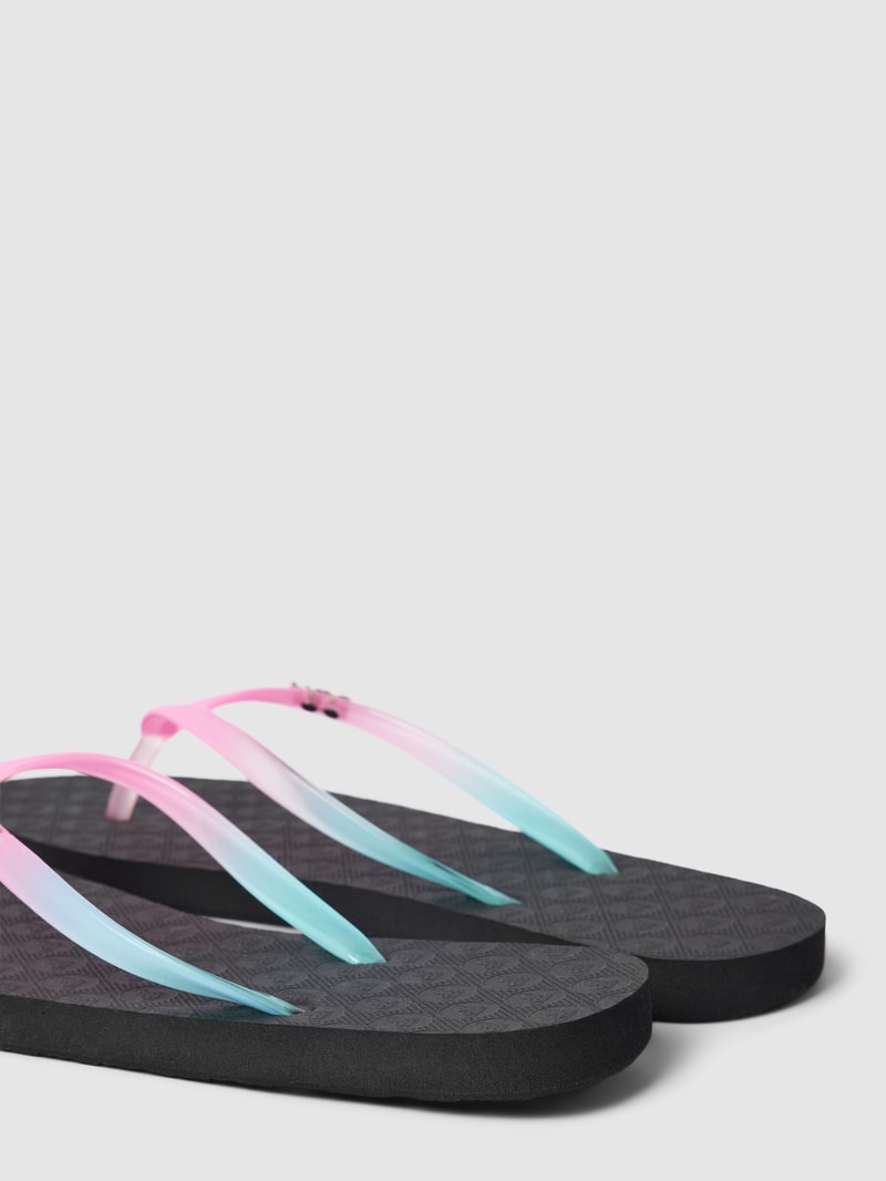 Zehentrenner mit Label-Detail Modell 'VIVA GRADIENT' in schwarz