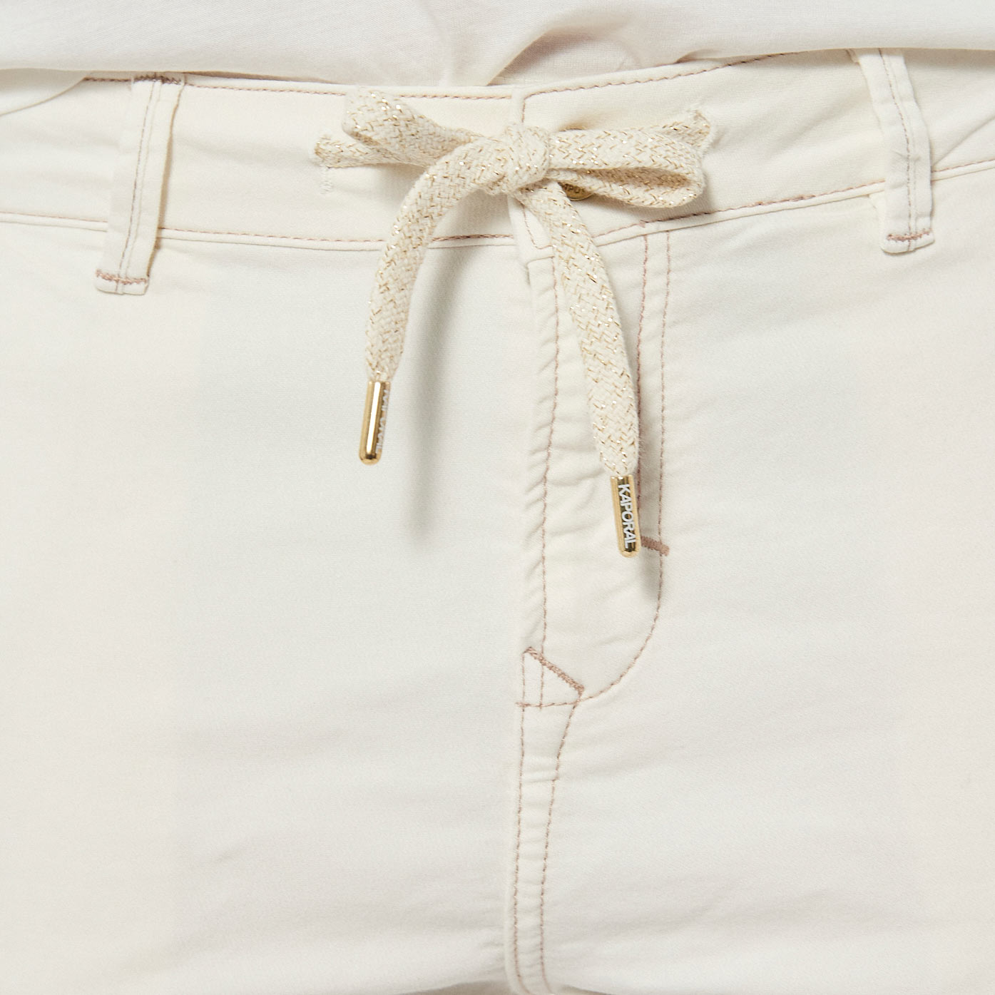VIWIX  Jean blanc boy slim Femme